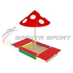 Купить Песочница с крышкой и грибком ИО 512 в Нытве 
