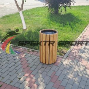 Купить Урна цилиндрическая в деревянной обрешетке лиственница в Нытве 