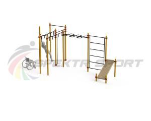 Купить Спортивный комплекс для инвалидов-колясочников WRK-D17_76mm в Нытве 