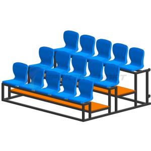 Купить Трибуна мобильная 3 ряда сиденья пластиковые на 15 мест в Нытве 