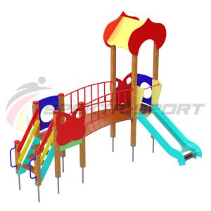 Купить Детский игровой комплекс Полянка ДИК 1603 в Нытве 
