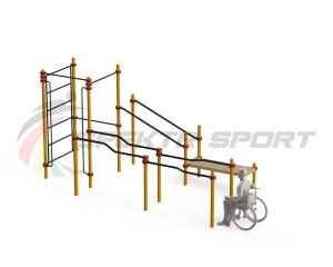 Купить Спортивный комплекс для инвалидов-колясочников WRK-D16_76mm в Нытве 
