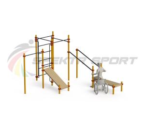 Купить Спортивный комплекс для инвалидов-колясочников WRK-D20_76mm в Нытве 