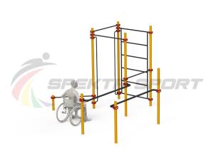 Купить Спортивный комплекс для инвалидов-колясочников WRK-D18_76mm в Нытве 